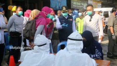 Tinjau Rapid Test di 8 Pasar, Begini Kata Adjo Wabup Sukabumi