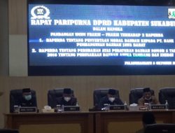 DPRD Kabupaten Sukabumi Gelar Paripurna Penyampaian Jawaban Bupati Atas Pandangan Umum fraksi-fraksi