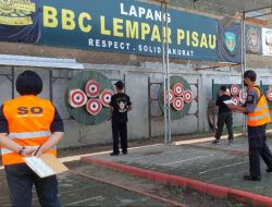 Maestro Bimo Ikut Semarakkan, Eksebisi Olahraga BBC Lempar Pisau