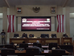 DPRD Kabupaten Sukabumi Gelar Rapat Paripurna, Tetapkan Laporan Pertanggungjawaban APBD 2023 Menjadi Perda