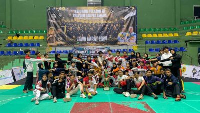 Tim Pencak Silat Kabupaten Sukabumi Raih Juara Umum Ketiga di Kejurda Pelajar III Jawa Barat