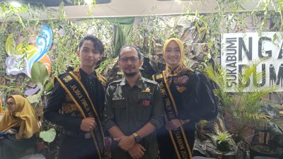 Dispar Kabupaten Sukabumi Kenalkan Potensi Curug Sodong di Sukabumi Expo 2024