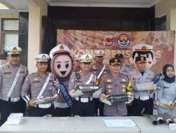 Satlantas Polres Sukabumi Sita Ratusan Knalpot Bising dalam Operasi Zebra Lodaya 2024