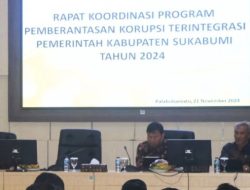 Disbudpora Hadiri Rapat Koordinasi Pemberantasan Korupsi Terintegrasi di Sukabumi