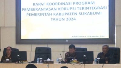 Disbudpora Hadiri Rapat Koordinasi Pemberantasan Korupsi Terintegrasi di Sukabumi