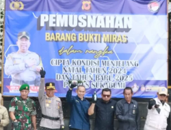 Pemusnahan Ribuan Botol Miras Jelang Nataru, DPRD Kabupaten Sukabumi Beri Apresiasi Langkah Polres