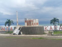 Angin Kencang Kembali Hancurkan Landmark Karanghawu, Dispar Rancang Desain Lebih Kokoh