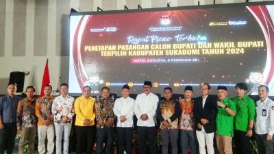 Sah! Asep Japar dan Andreas Jadi Bupati dan Wakil Bupati Sukabumi, Ketua DPRD Tegaskan Pentingnya Sinergi