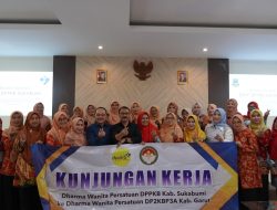 DWP DPPKB Sukabumi Kunjungi DWP DPPKBPPA Garut, Perkuat Sinergi dan Tukar Pengalaman